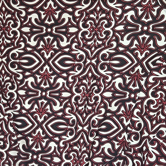 Laundry by Shelli Segal Red and Black Geometric Print Mini Dress Size 6 - Picture 9 of 12